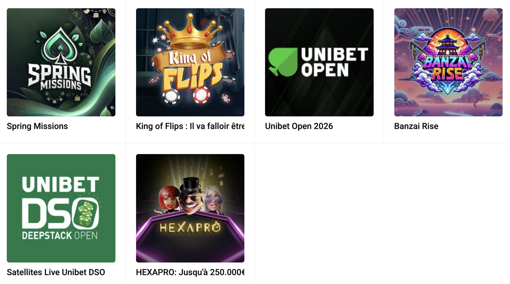 Unibet Casino en ligne
